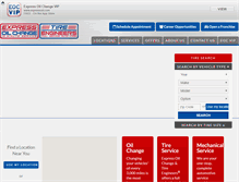 Tablet Screenshot of expressoil.com